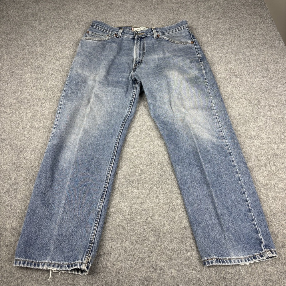 VTG Levi's 550 Jeans Mens 34x30 Relaxed Fit Medium Wash Y2K Classic Blue‎ Denim